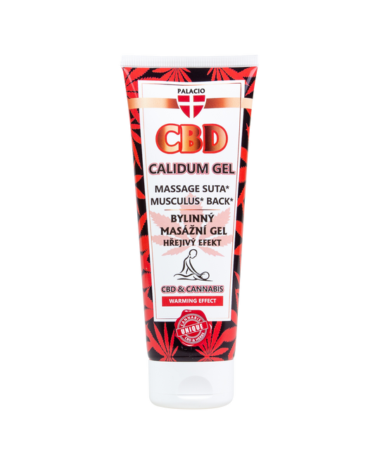 CBD Gel de Massage Chauffant Calidum au Chanvre, 200 ml Palacio - CBDelys