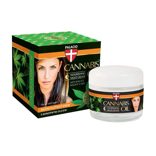 Crème de Nuit Visage au Chanvre – Soin Régénérant, 50 ml Palacio - CBDelys