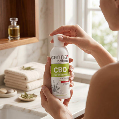 Shampoing CBD - Soin Cheveux au Chanvre, 200 ml Cannabellum - CBDelys