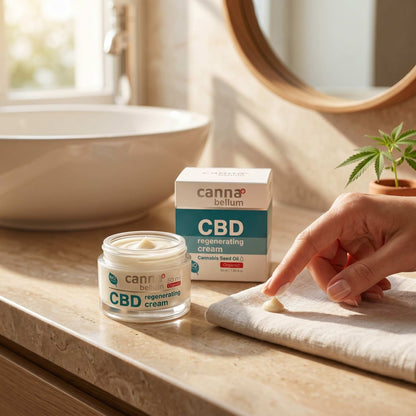 CBD Crème Régénérante Visage au Chanvre, 50 ml Cannabellum - CBDelys