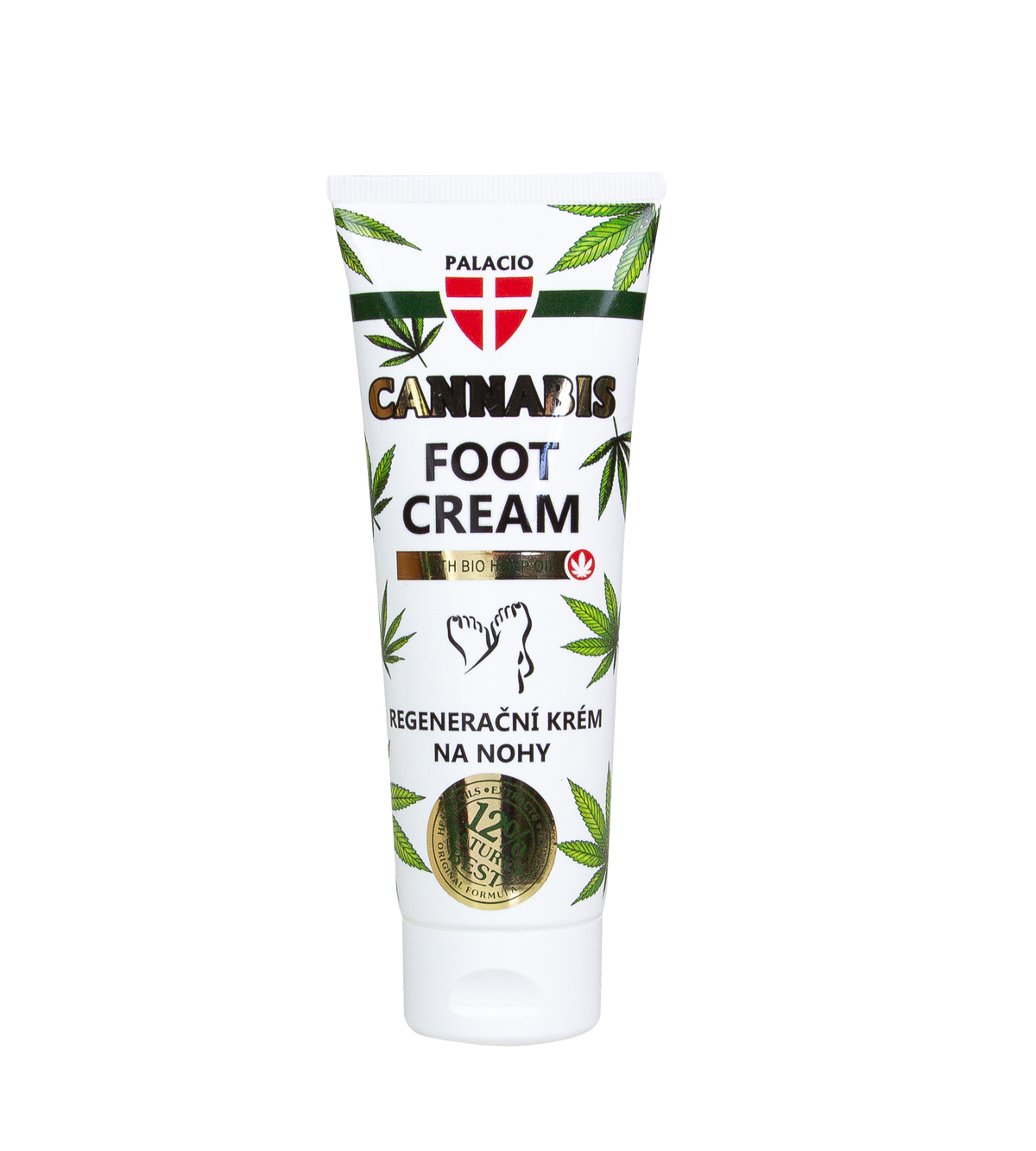 Crème pieds au chanvre BIO - Soin réparateur, 125 ml Palacio - CBDelys