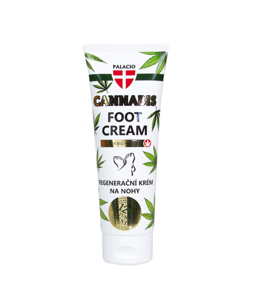 Crème pieds au chanvre BIO - Soin réparateur, 125 ml Palacio - CBDelys
