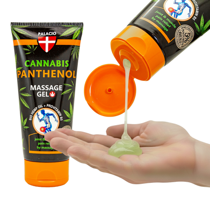 Gel de massage au chanvre au panthénol, 200 ml Palacio - CBDelys