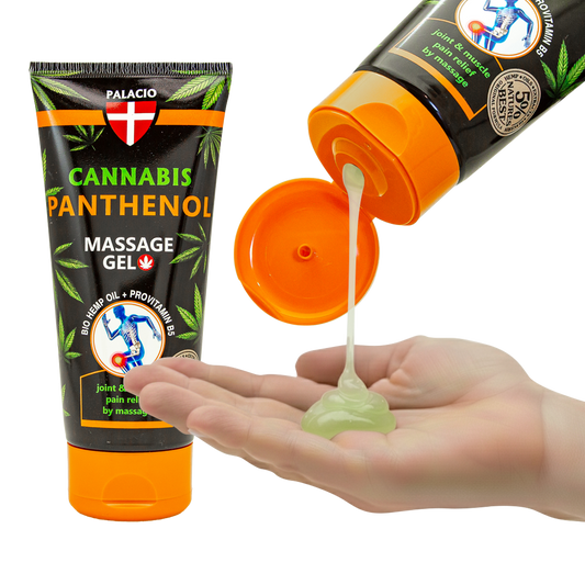Gel de massage au chanvre au panthénol, 200 ml Palacio - CBDelys