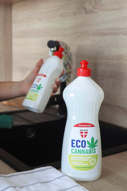 EcoCannabis Liquide Vaisselle au Chanvre, 1000 ml Palacio - CBDelys