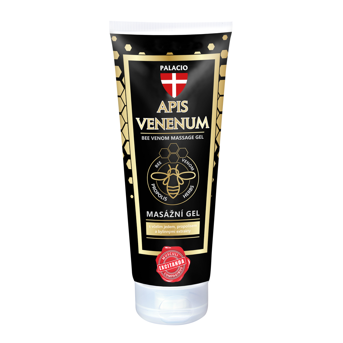 Gel de Massage au Venin d'Abeille - Tube, 200 ml Palacio - CBDelys