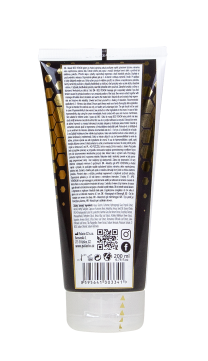 Gel de Massage au Venin d'Abeille - Tube, 200 ml Palacio - CBDelys