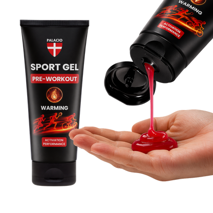 Gel Sportif Chauffant au Chanvre & CBD Forte, 200 ml Palacio - CBDelys