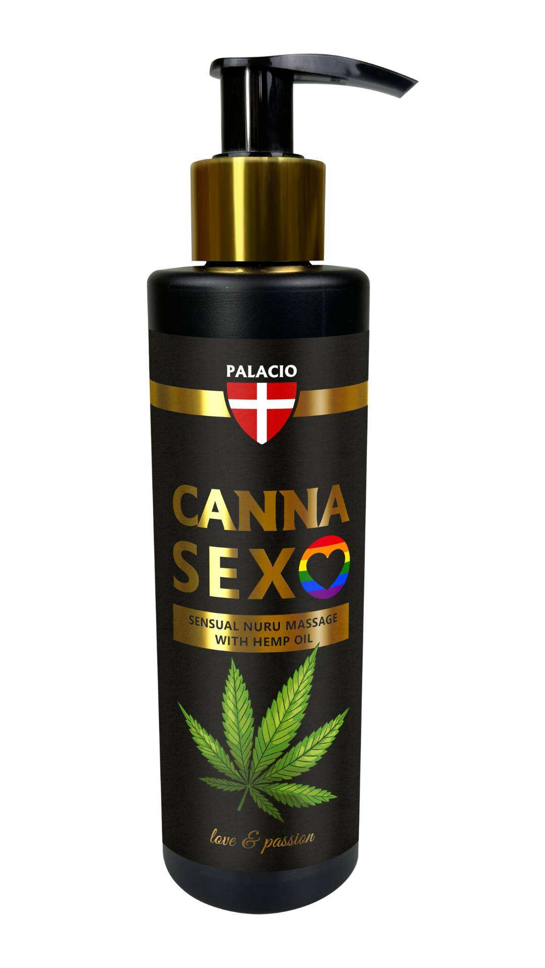 Huile de Massage au Chanvre Cannasex, 150 ml Palacio - CBDelys
