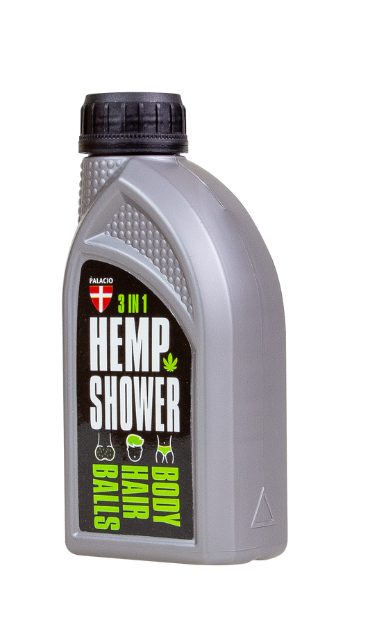 Gel Douche 3-en-1 au Chanvre pour Homme, 500 ml Palacio - CBDelys
