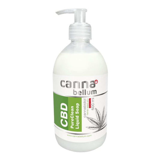 CBD Savon Liquide PureClean au Chanvre & Thé Vert, 500ml Cannabellum - CBDelys