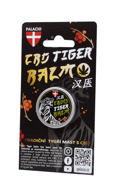 Tiger – Baume du Tigre au CBD & Huiles Essentielles, 15g Palacio - CBDelys