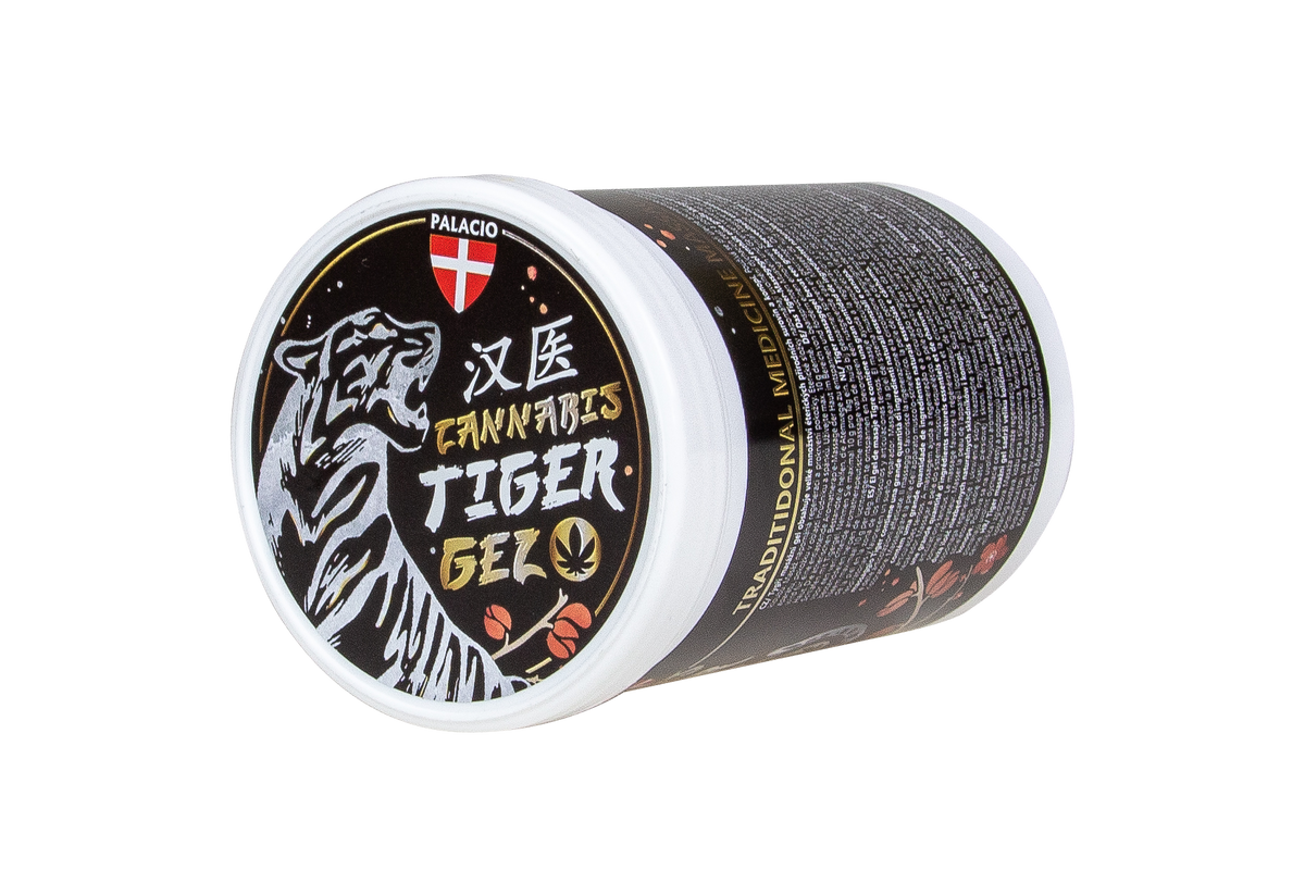 Tiger Gel de Massage au Chanvre - Force du Tigre, 380 ml Palacio - CBDelys