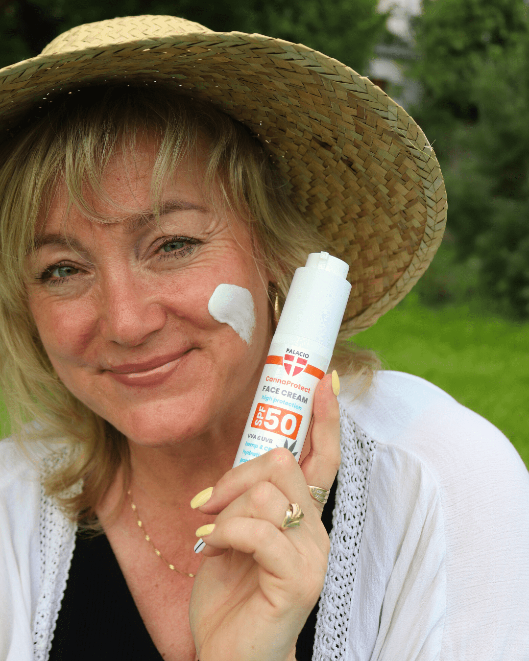 CannaProtect Crème Visage SPF50 au Chanvre & CBD, 50 ml Palacio - CBDelys