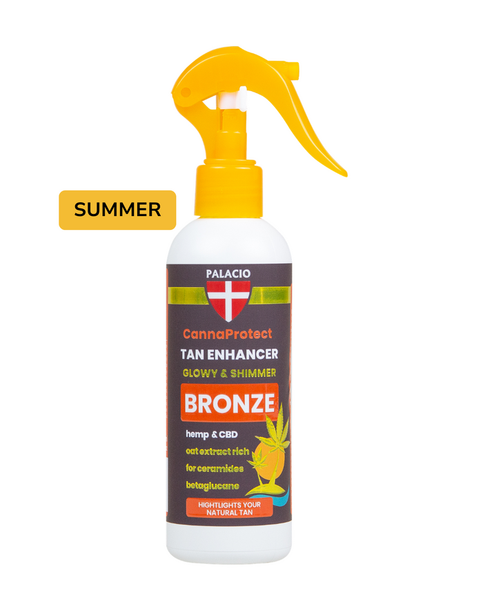 CannaProtect Activateur de Bronzage au Chanvre & CBD, 200 ml Palacio - CBDelys