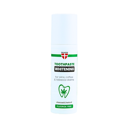 Dentifrice Whitening au Charbon Actif & Huile de Chanvre, 75 g Palacio - CBDelys