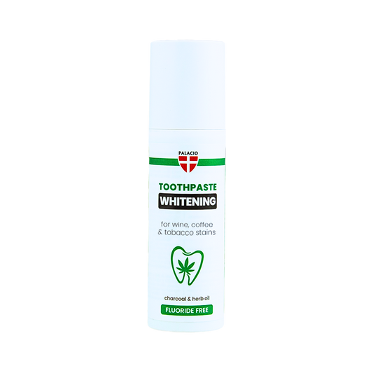 Dentifrice Whitening au Charbon Actif & Huile de Chanvre, 75 g Palacio - CBDelys