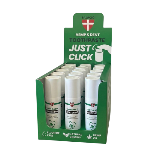 Dentifrice Whitening au Charbon Actif & Huile de Chanvre, 75 g Palacio - CBDelys