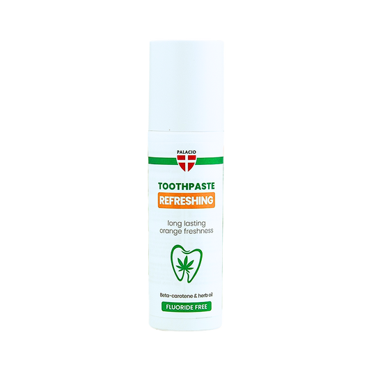 Dentifrice à l'huile de chanvre et orange Refreshing, 75 g Palacio - CBDelys