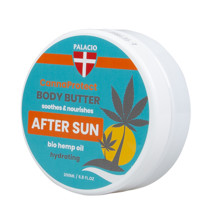 CannaProtect Beurre Corporel Après-Soleil au Chanvre, 200 ml Palacio - CBDelys