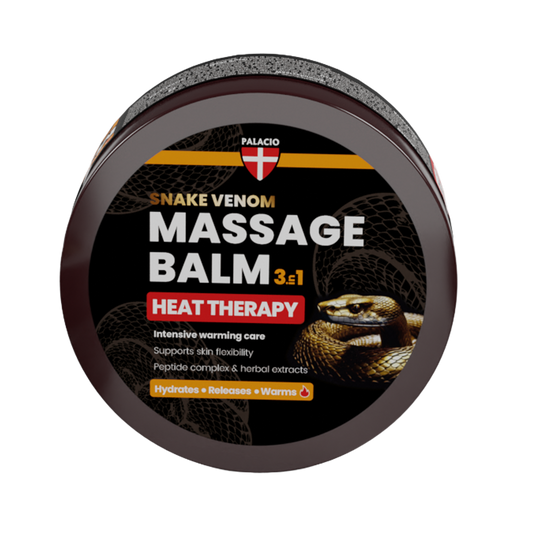 Baume de Massage Chauffant Heat 3-en-1 au Venin de Serpent, 300 ml Palacio - CBDelys