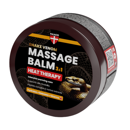 Baume de Massage Chauffant Heat 3-en-1 au Venin de Serpent, 300 ml Palacio - CBDelys