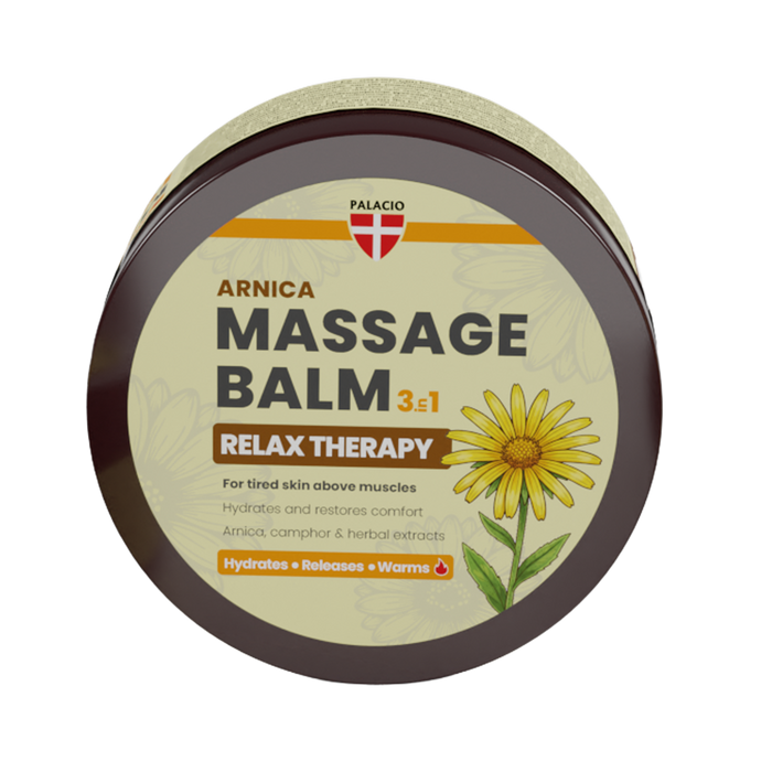 Baume de Massage Relax 3en1 Chauffant Arnica & Camphre, 300 ml Palacio - CBDelys