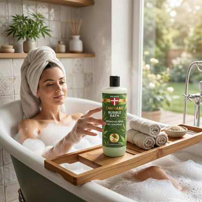 Bain Moussant au Chanvre Cannabis - Détente & Soin, 500 ml Palacio - CBDelys