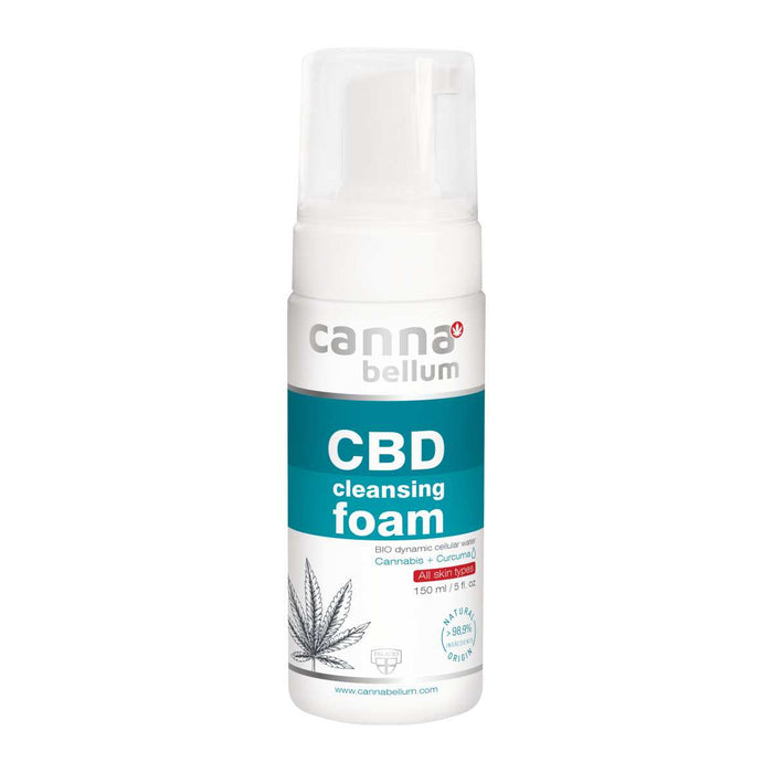 Mousse Nettoyante Visage CBD - Soin Purifiant, 150 ml Cannabellum - CBDelys