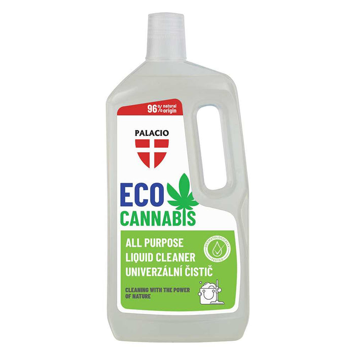 EcoCannabis – Nettoyant Multi-Usages au Chanvre, 1000 ml Palacio - CBDelys