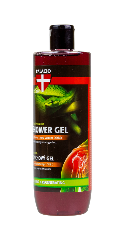 Gel douche au venin de serpent 500 ml, peau détendue PALACIO - CBDelys