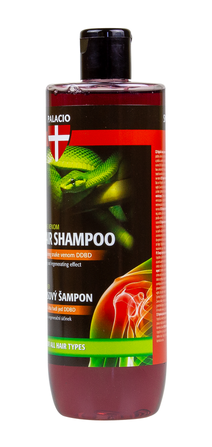 Shampooing au venin de serpent 500 ml, corps & cheveux PALACIO - CBDelys