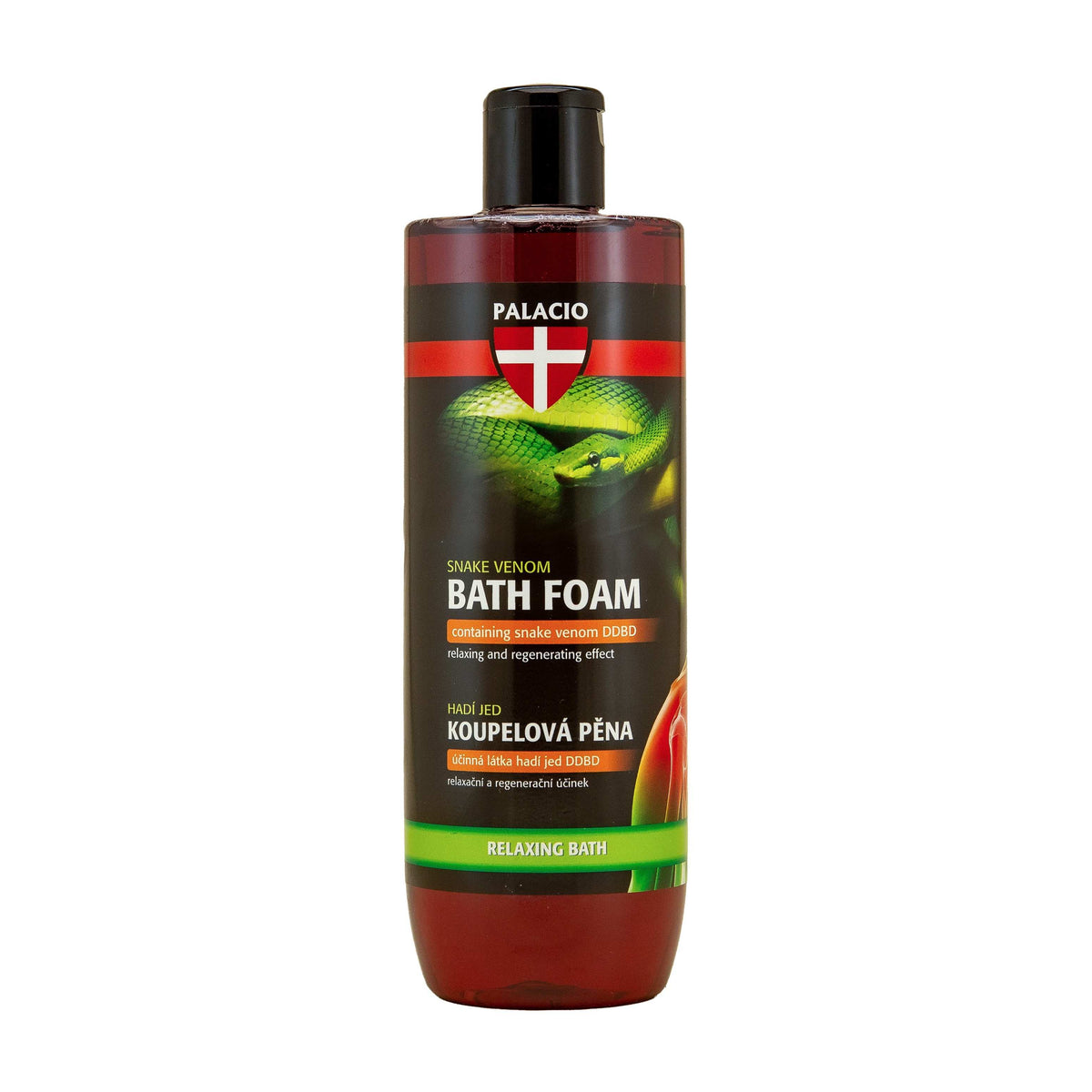 Bain moussant au venin de serpent 500 ml PALACIO - CBDelys