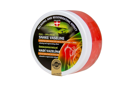 Vaseline au venin de serpent SYN-AKE 100 ml, massage & détente PALACIO - CBDelys