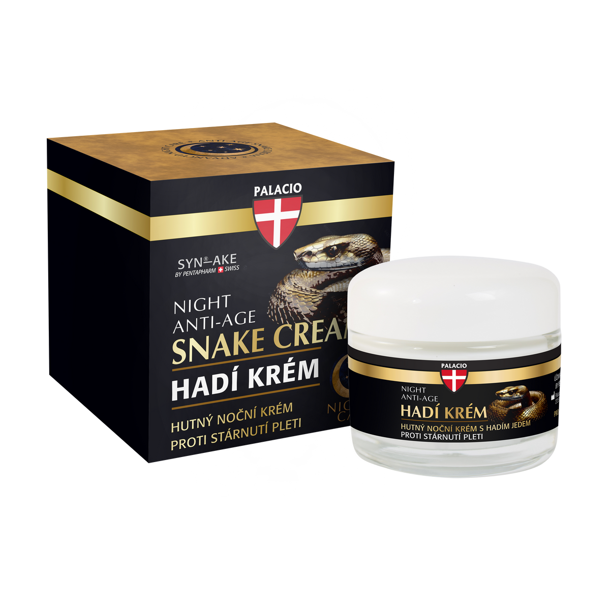Crème visage de nuit au venin de serpent 50 ml PALACIO - CBDelys