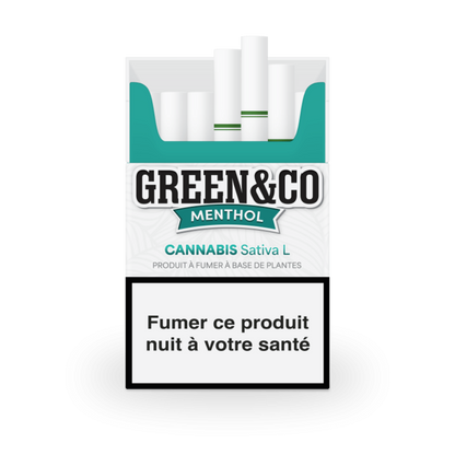 Cigarette CBD Menthol Green&Co - CBDelys