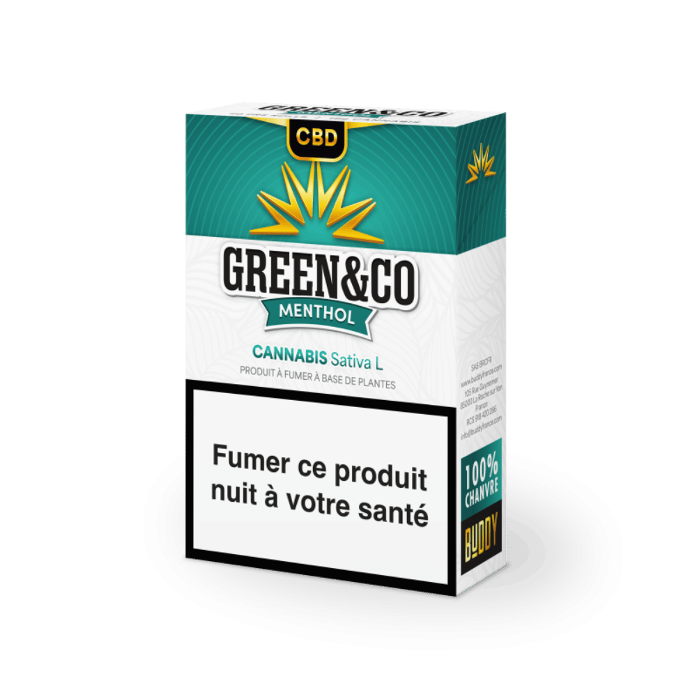 Cigarette CBD Menthol Green&Co - CBDelys