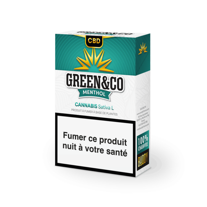 Cigarette CBD Menthol Green&Co - CBDelys