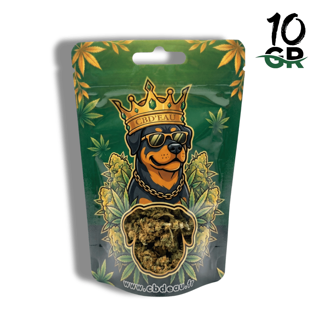 Fleur de CBD Lemon Haze 10g préemballée – détail 2