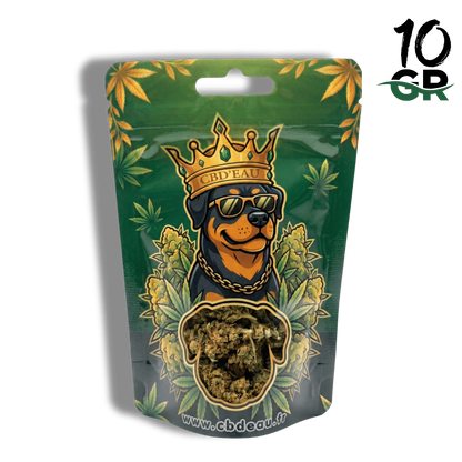 Fleur de CBD Lemon Haze 10g préemballée – détail 2