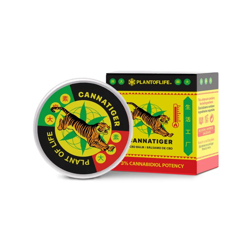 Baume du tigre CBD 3% 12ml | CANNATIGER, PLANT OF LIFE - CBDelys