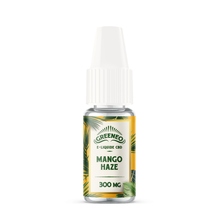 E-liquide CBD Mango Haze – GREENEO sans nicotine – 10 ml – vue principale